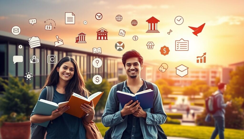 Bolsas de estudo e financiamento estudantil