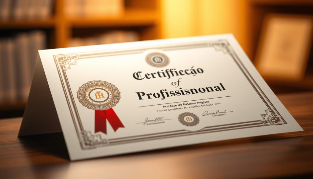 certificação profissional