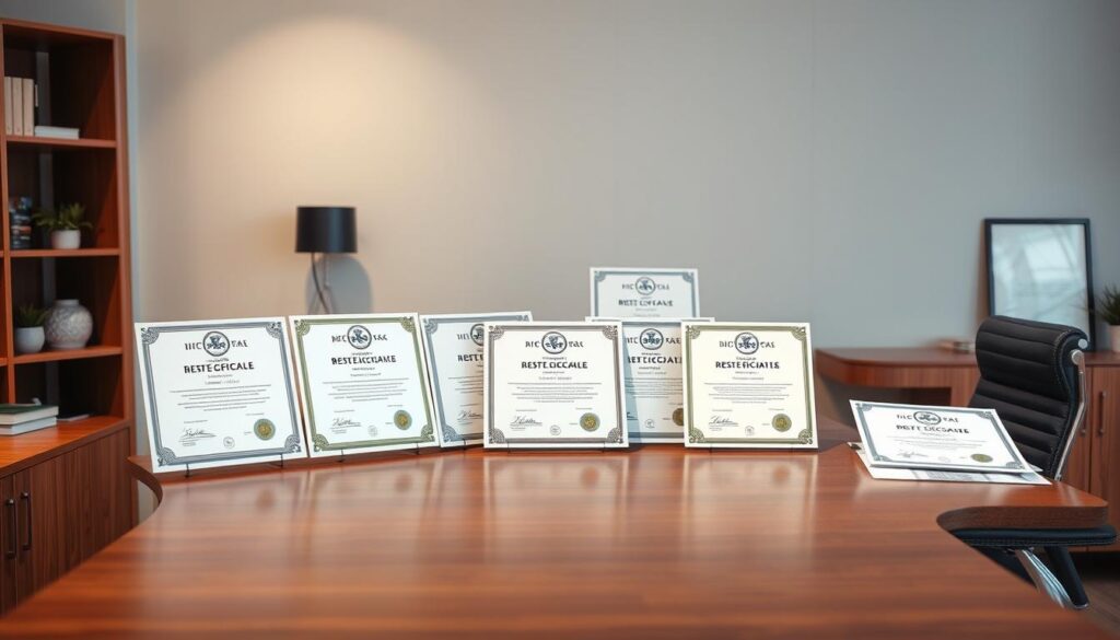 certificações