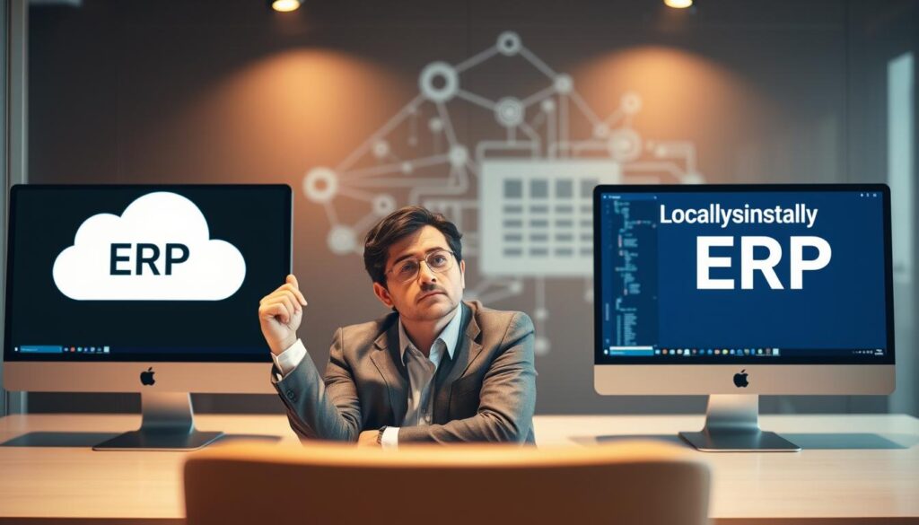 comparativo erp nuvem versus local