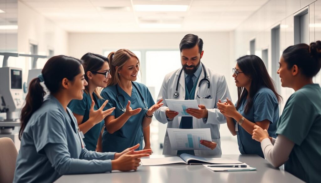 comunicação interna em equipes de saúde