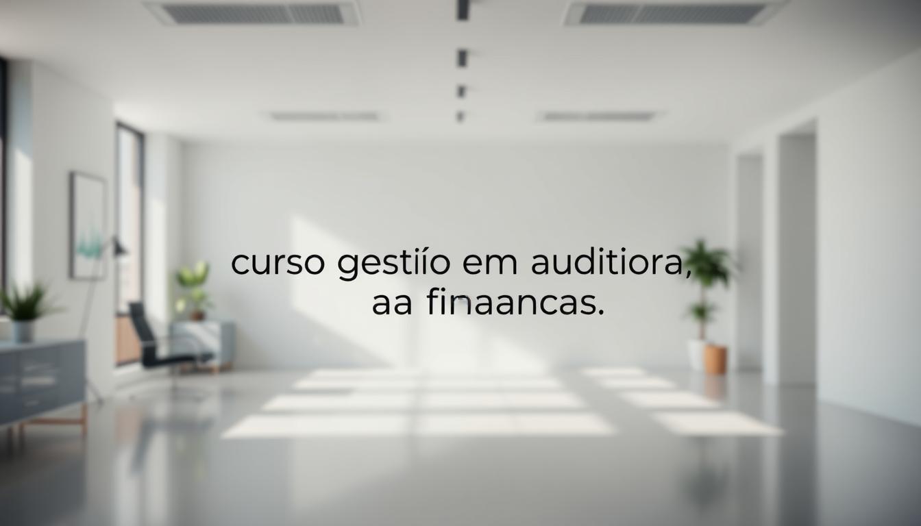 curso gestão em auditoria e finanças