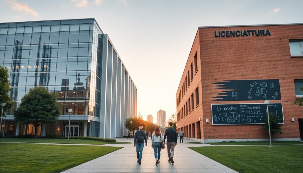 diferenças entre licenciatura e bacharelado