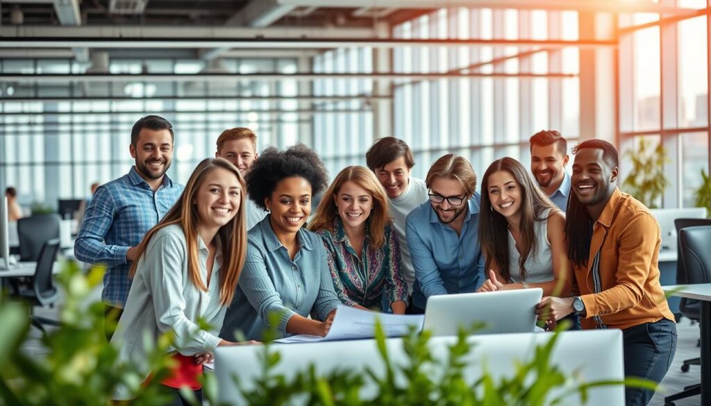 equipe capacitada e engajada
