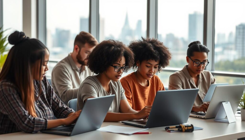 funcionamento dos cursos online