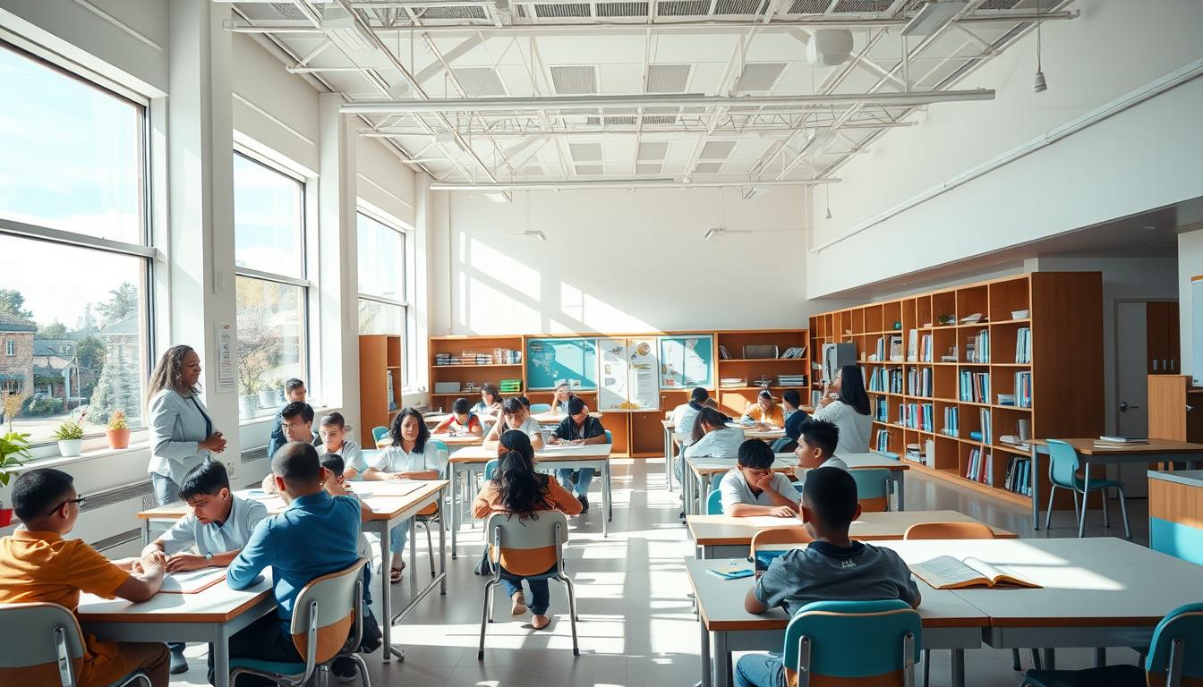 gestão de espaço escolar
