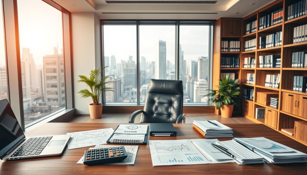 gestão e orçamento empresarial