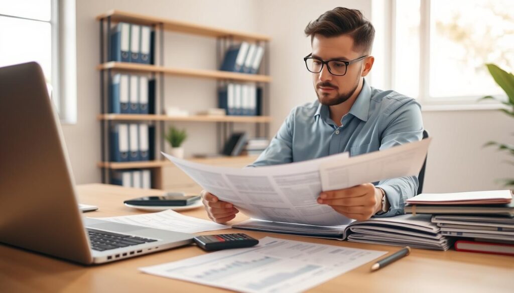 gestão financeira controlando as finanças