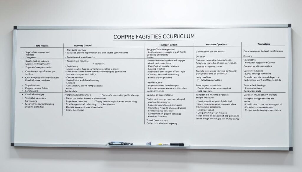 grade curricular de logística