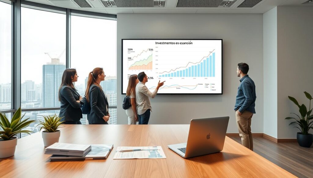 investimentos e expansão