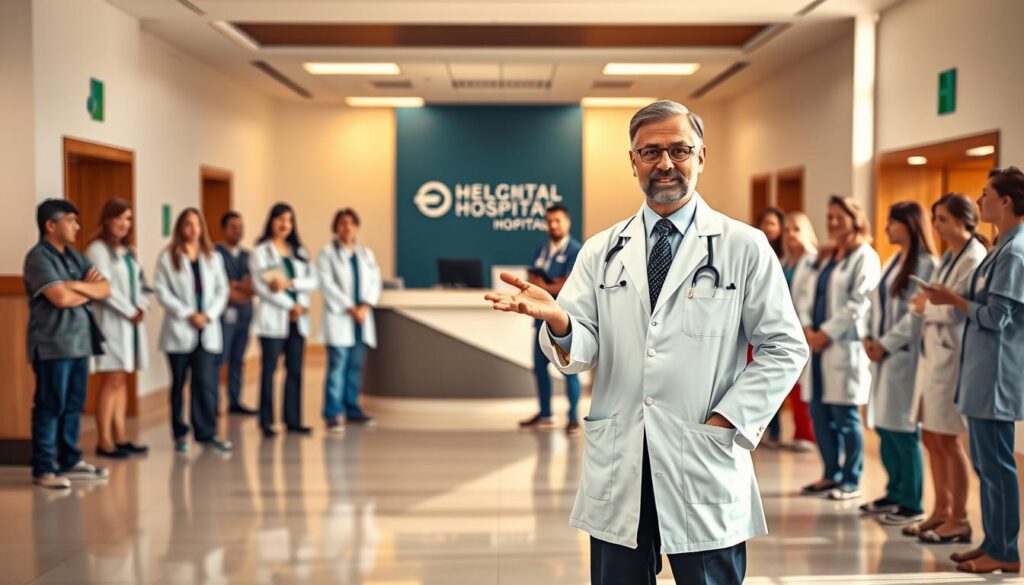 liderança em saúde
