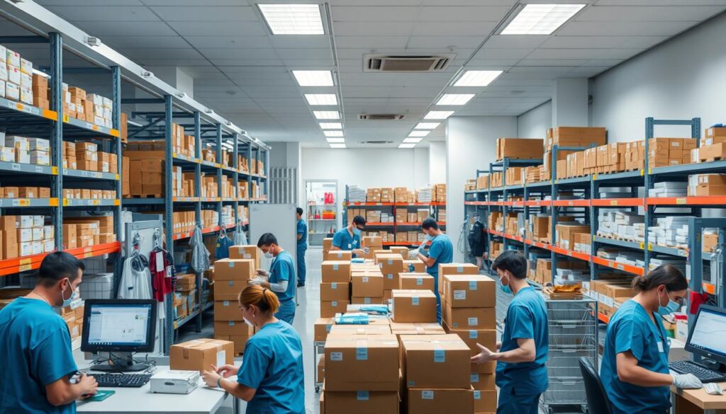 logística hospitalar