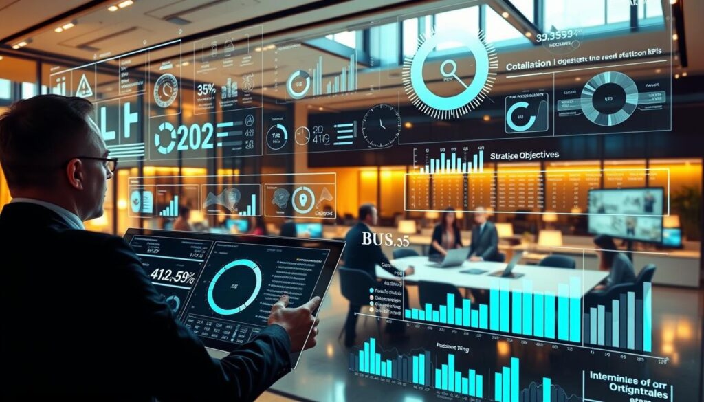 metas e KPIs empresariais