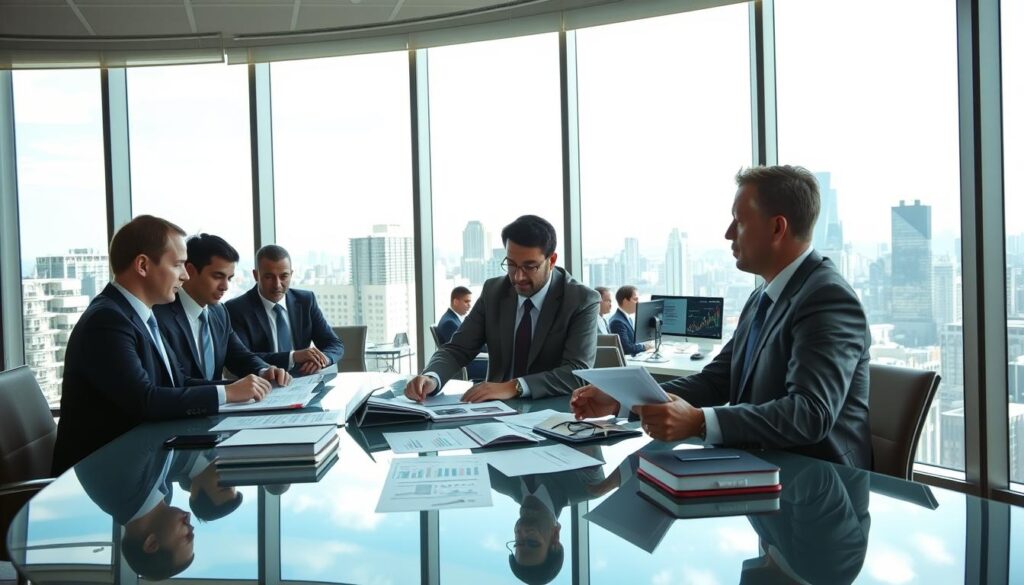 profissionais da área financeira