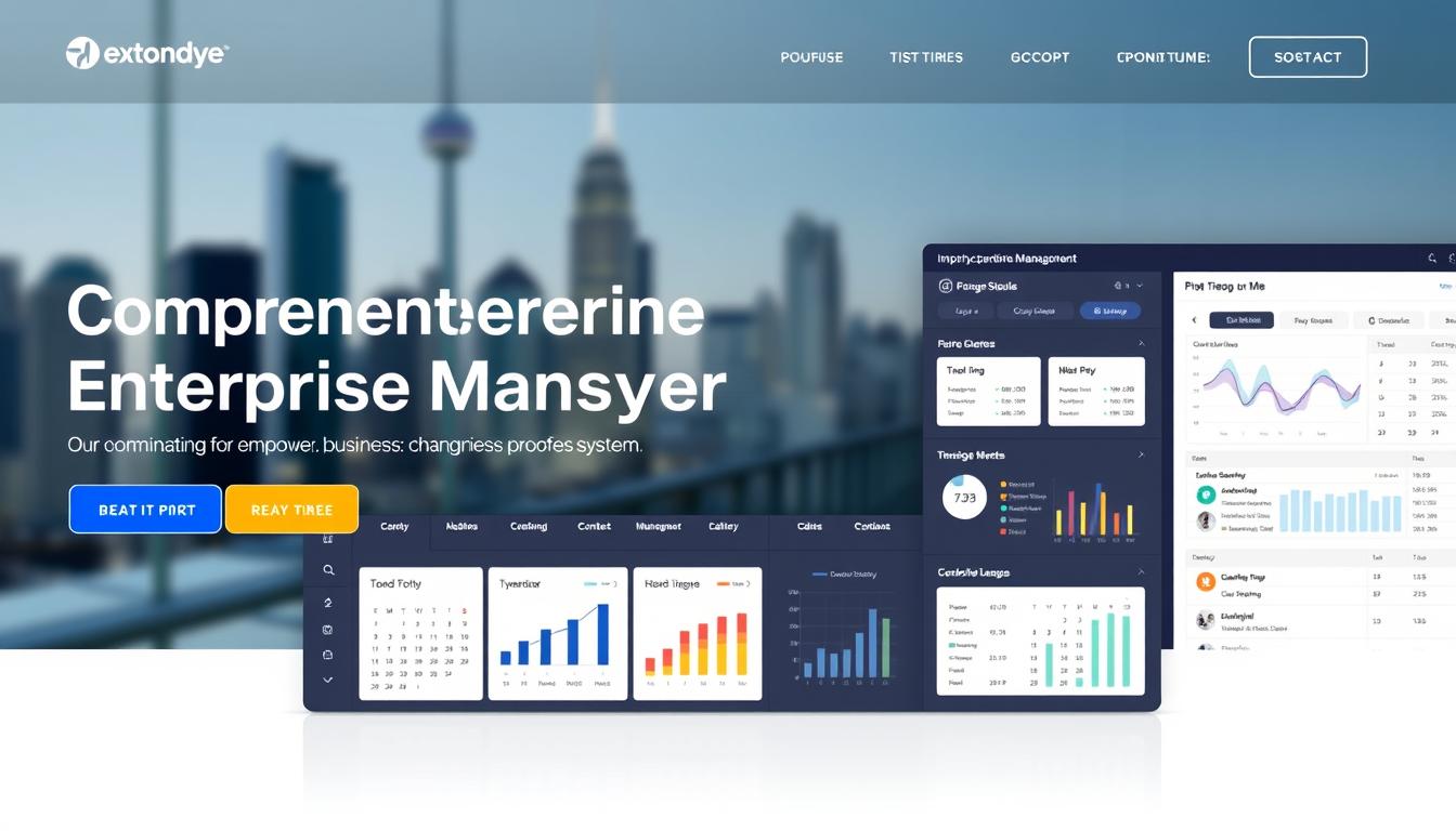 site de gestão empresarial