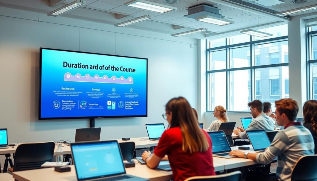 duração e formato do curso