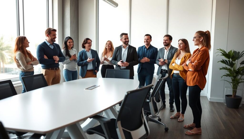 equipe de marketing de alto desempenho